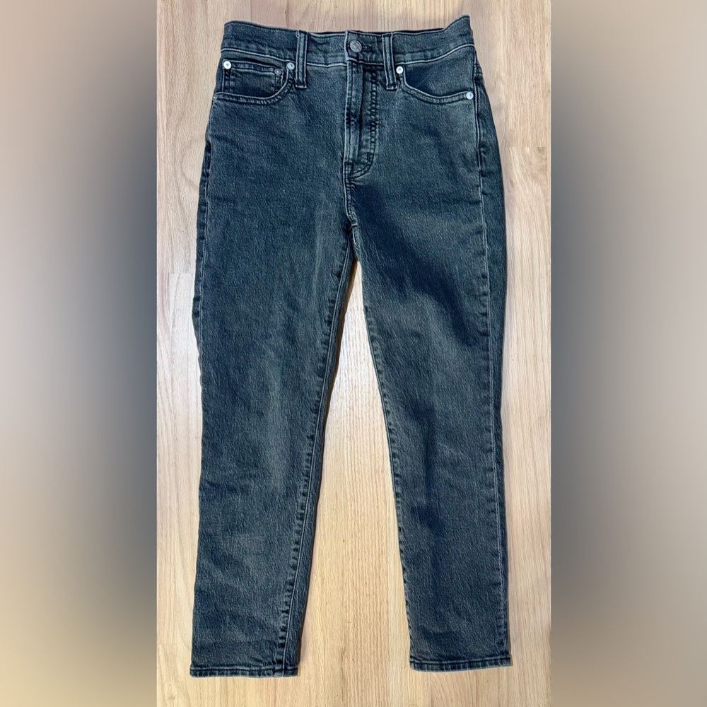 Madewell The Perfect Vintage Jean Black Jeans 24 24P